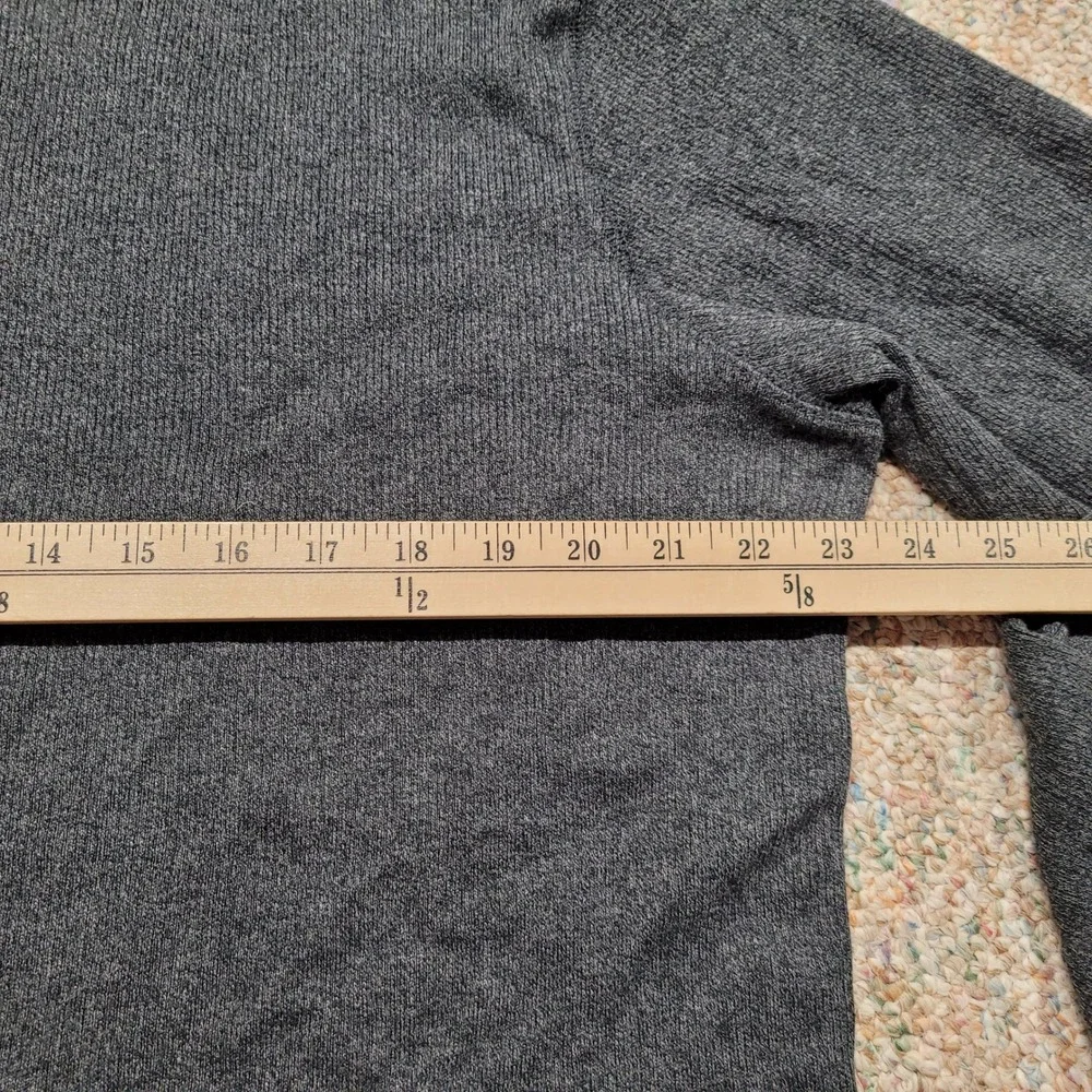 Polo Ralph Lauren Turtleneck Shirt Mens XL Gray Ribbed Cotton Long Sleeve